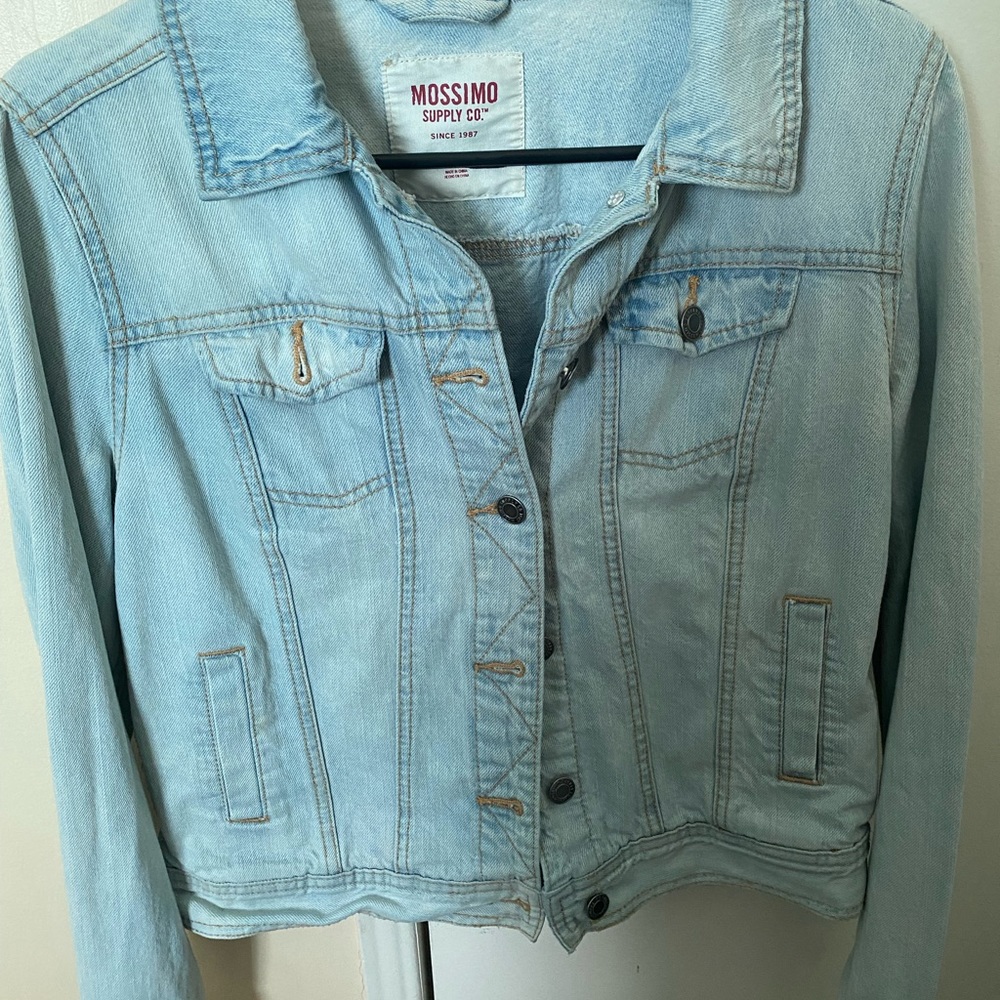 Light wash jean jacket